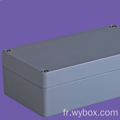 Boîtier étanche en aluminium IP67 boîtier électronique en aluminium personnalisé boîtier en aluminium pour pcb AWP512 avec taille 220*120*90mm